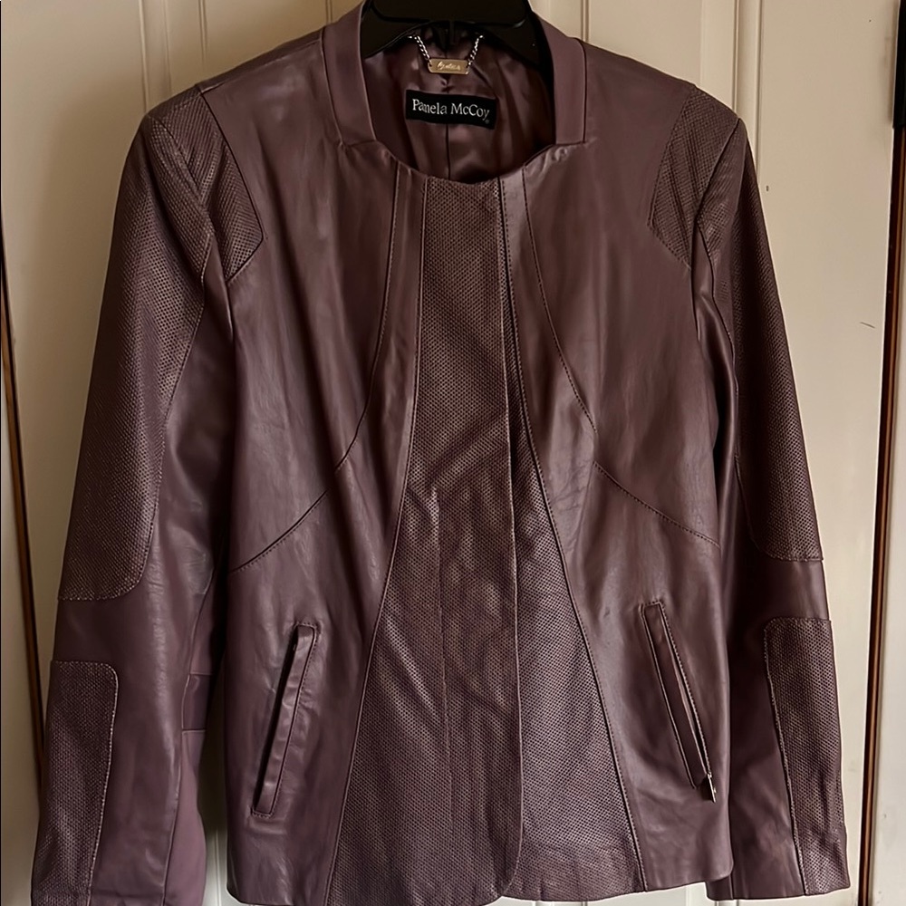 Pamela McCoy Leather Jacket